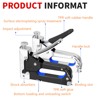 Small Simple Desk Stapler Clipper