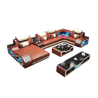 Spacious Premium Oversized Sectional Couch Set