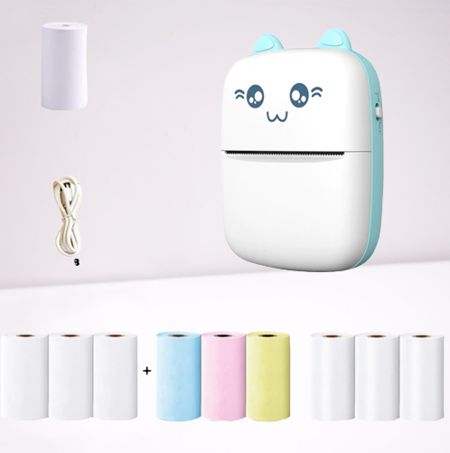 Portable Animal Thermos Bluetooth Label Printer