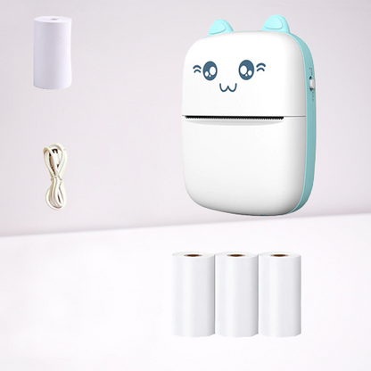 Portable Animal Thermos Bluetooth Label Printer