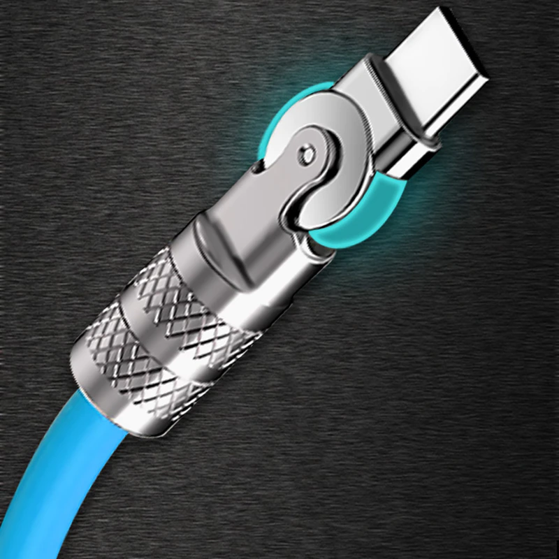 Quick Charge 360 Degree Rotating Phone Cord - Luxicro