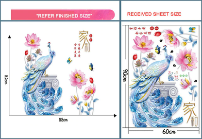 Vibrant Flower Vinyl Wall Sticker