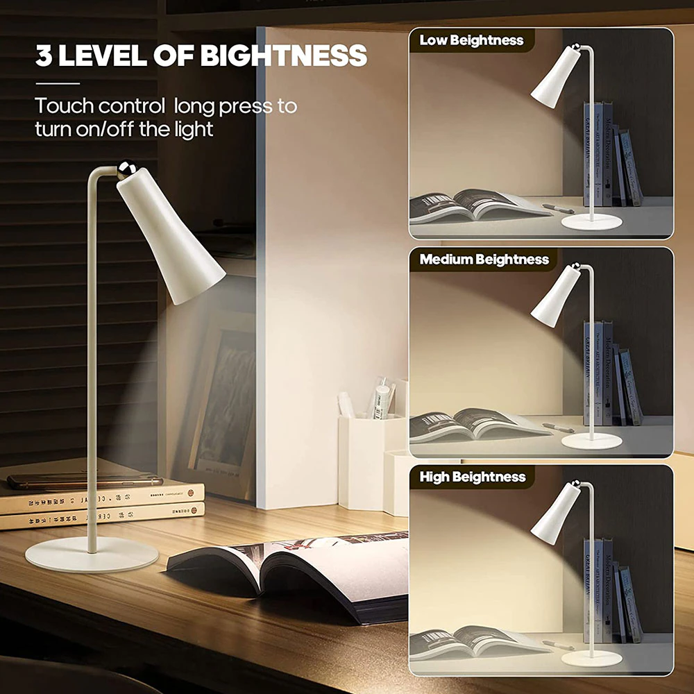 Bright Adjustable Rechargeable Office Lamp