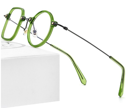 Unique Titanium Mens Nerd Glasses - Luxicro
