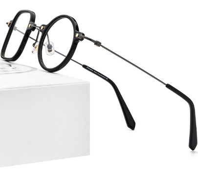 Unique Titanium Mens Nerd Glasses