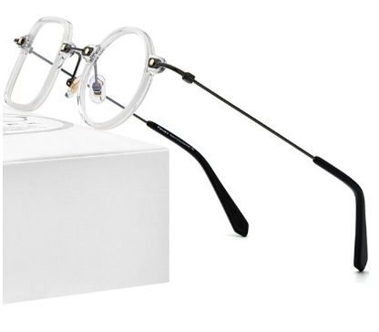 Unique Titanium Mens Nerd Glasses
