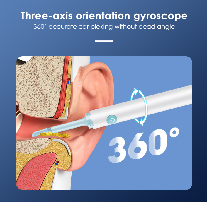 Rechargeable Soft Ear Cleaning Tool