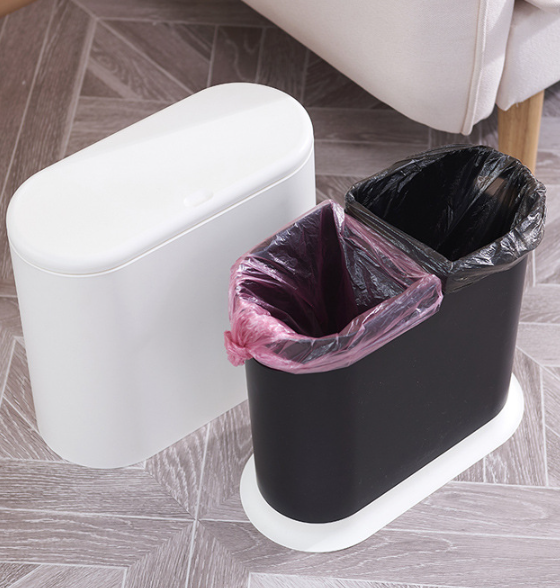 Green Twin Compartment Recycling Bin - Luxicro