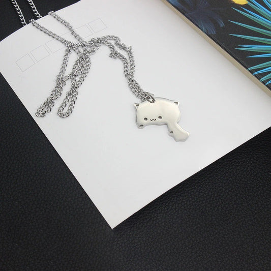 Cute Cat Charm Necklace - Luxicro