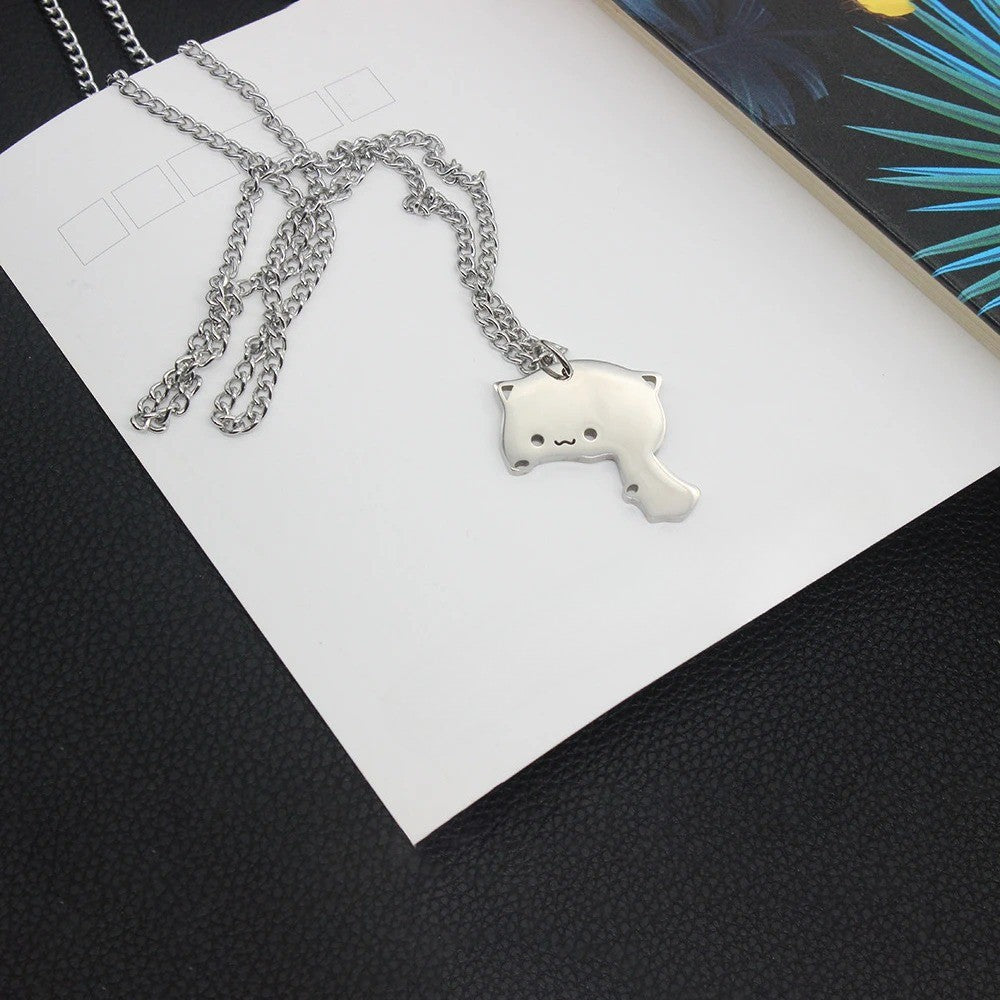 Funny Cat Shaped Magnet Necklace - Luxicro
