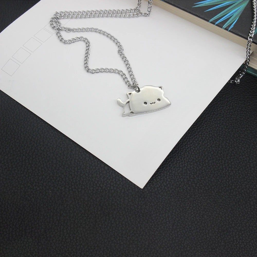 Cute Cat Charm Necklace