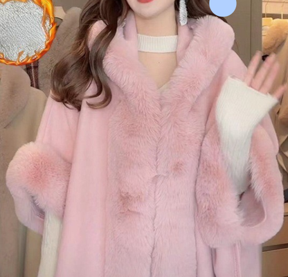 Soft Plush Women's Hooded Throw Blanket Wrap - Luxicro