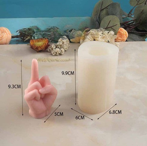 Quirky Hand Shape Creative Candle Molds