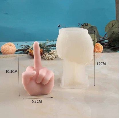 Quirky Hand Shape Creative Candle Molds