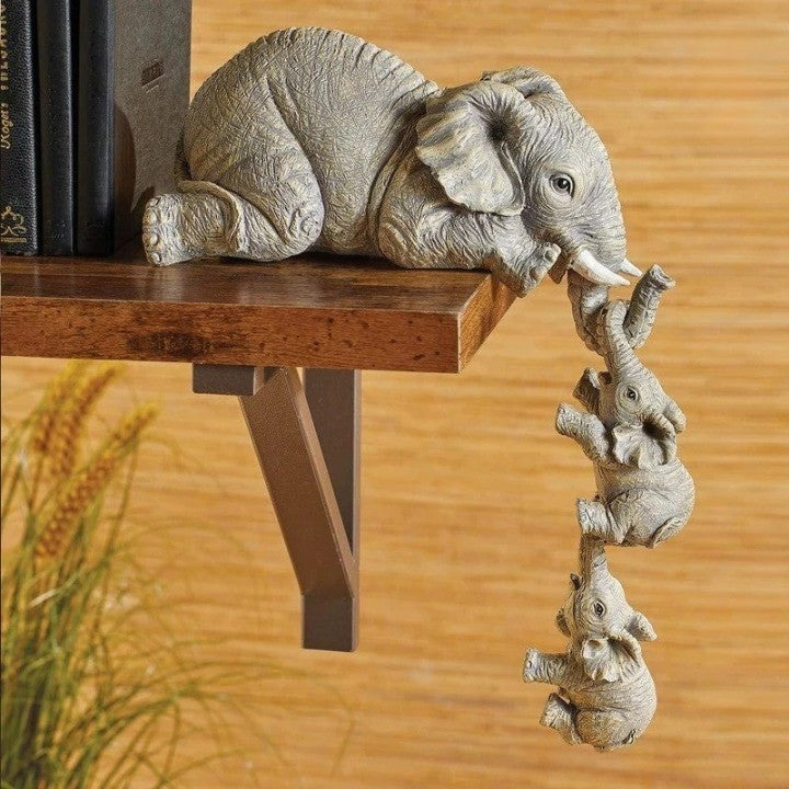 Adorable Elephant Figurine Home Decoration - Luxicro