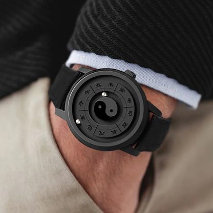 Stylish Automatic Brown Leather Wrist Watch - Luxicro