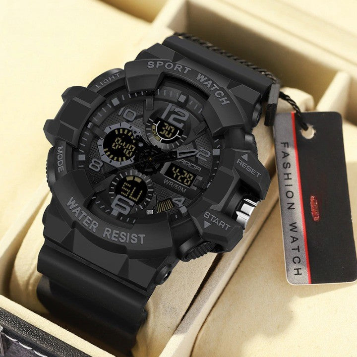 Rugged Water Resistant Outdoor Digital Watch