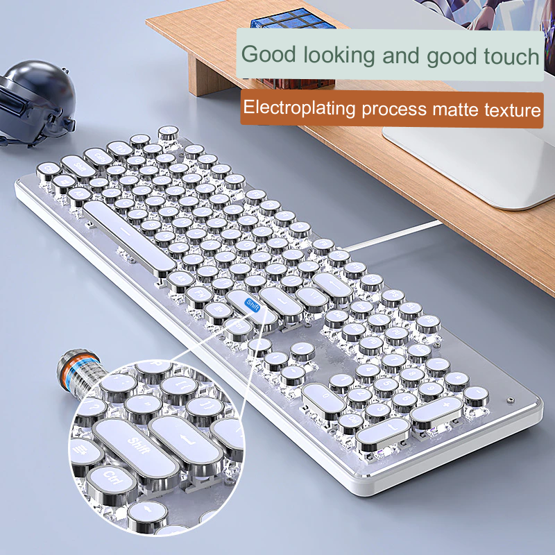 Vintage Style Mechanical Keyboard