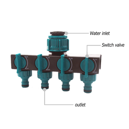 Adjustable Outdoor Garden Water Splitter Faucet