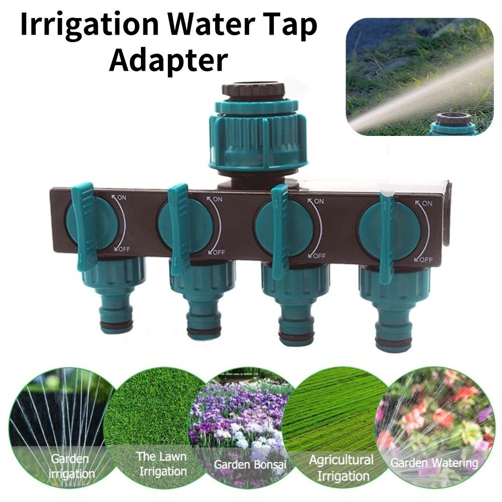 Adjustable Outdoor Garden Water Splitter Faucet