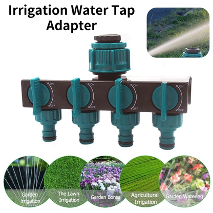 Adjustable Outdoor Garden Water Splitter Faucet
