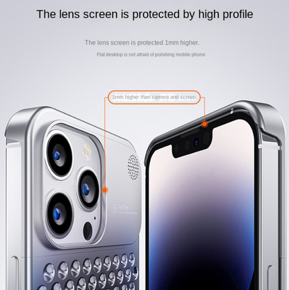Durable Phone Case with Slim Aluminum Back