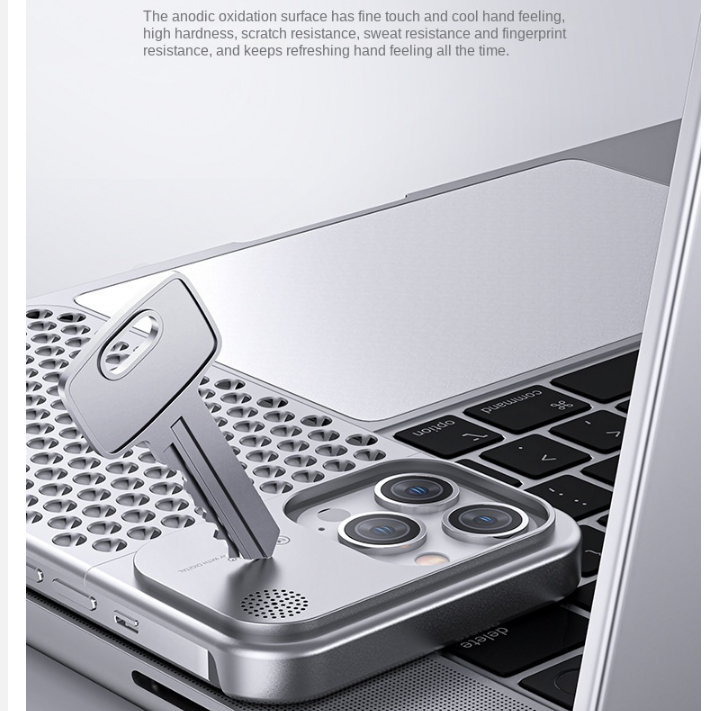 Durable Phone Case with Slim Aluminum Back