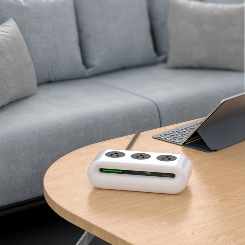 Compact USB Power Strip Charging Station