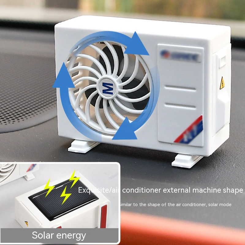 Compact Solar Powered Car Air Freshener Decor