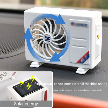 Compact Solar Powered Car Air Freshener Decor