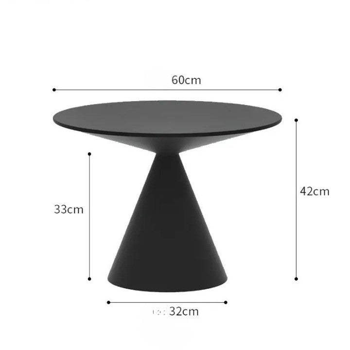 Sleek Circular Glass Contemporary Table Lamp