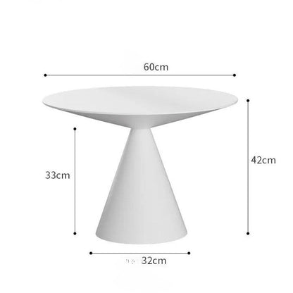 Sleek Circular Glass Contemporary Table Lamp