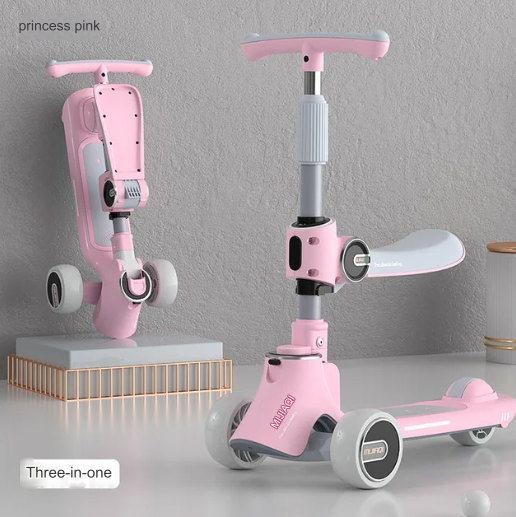 Cool Foldable Kids Scooter Bicycle