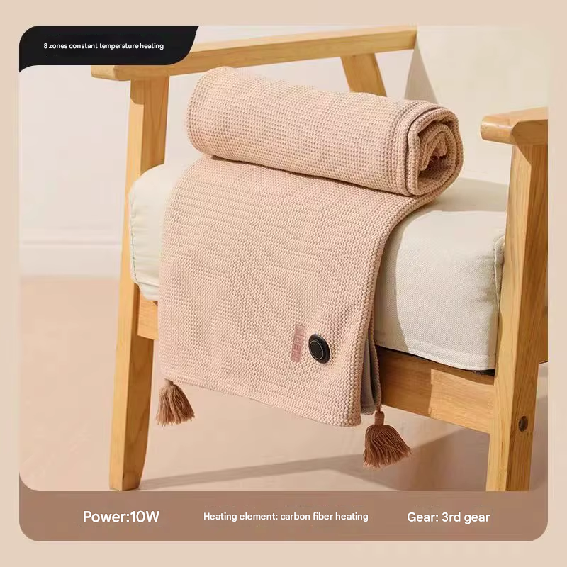 Cozy Compact Heated Travel Blanket