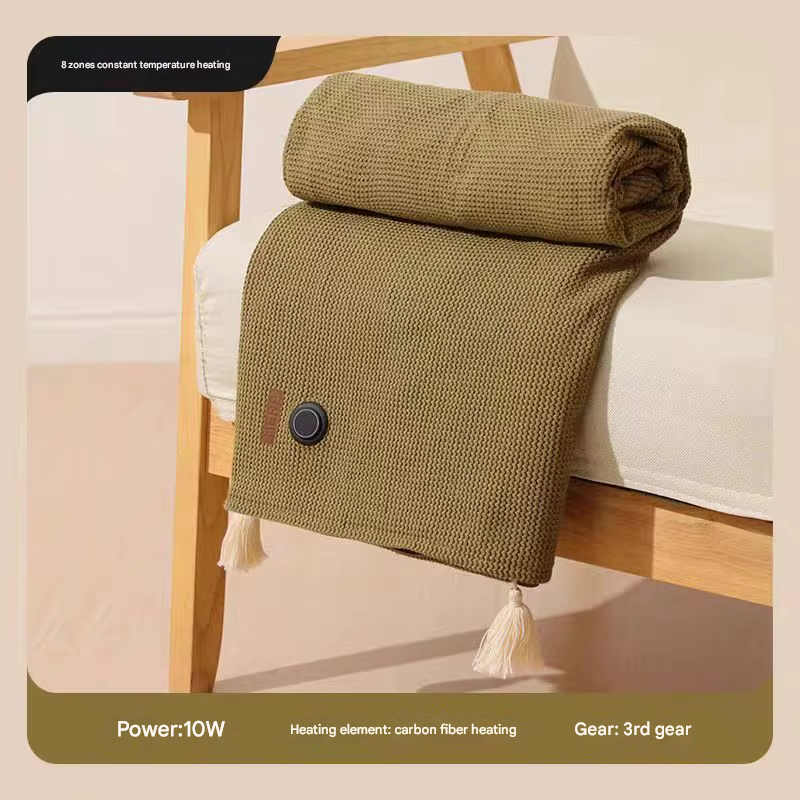 Cozy Compact Heated Travel Blanket