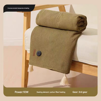 Cozy Compact Heated Travel Blanket