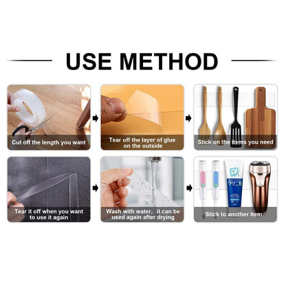 Strong Adhesive Reusable Gel Strip