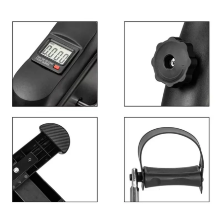 Portable Folding Exercise Bike with LCD Screen