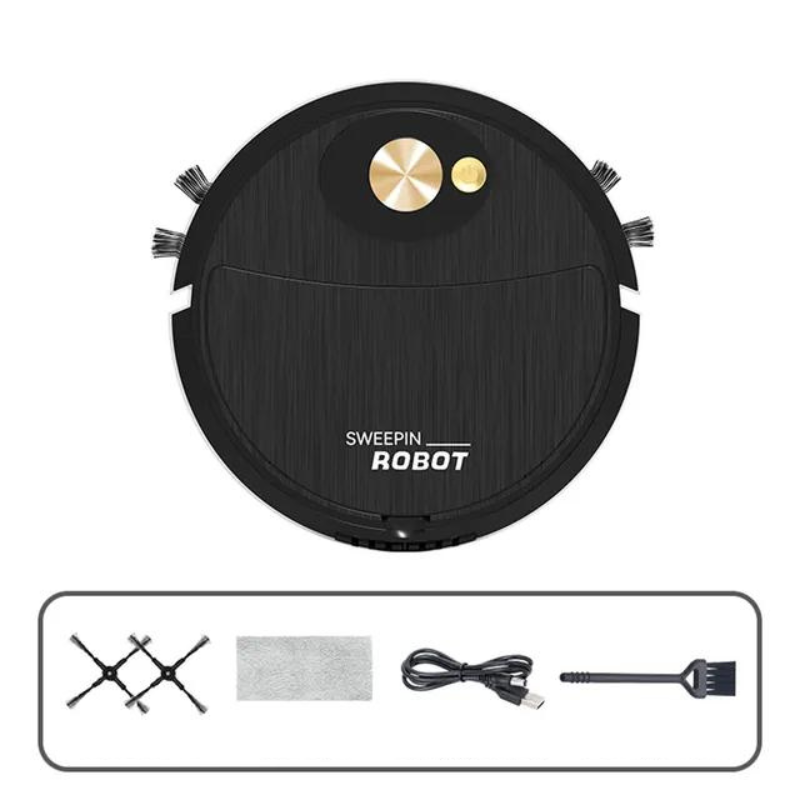 Silent Multi-Function Robotic Vacuum Cleaner