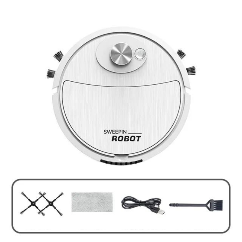 Silent Multi-Function Robotic Vacuum Cleaner