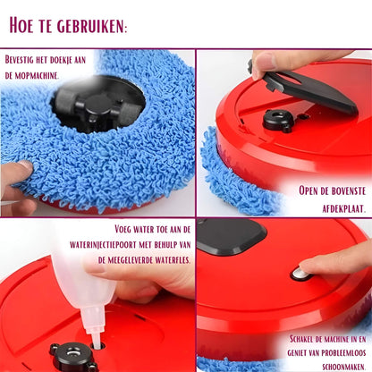 Slim Automatic Vacuum and Mop Robot Cleaner