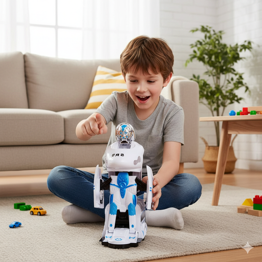 Cool Robot Toy Train Set - Luxicro