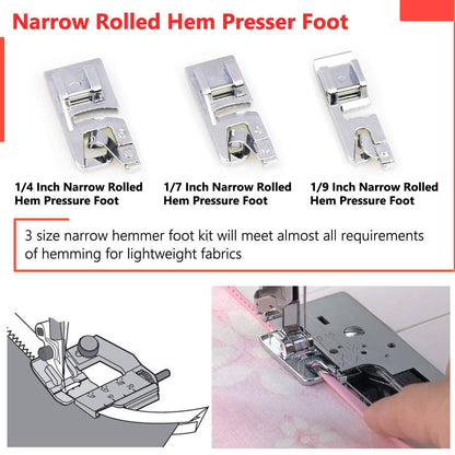 Simple Sewing Rolled Hem Presser Foot