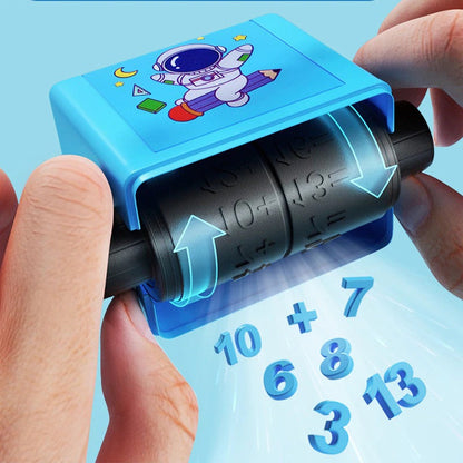 Colorful Educational Number Stamp Set