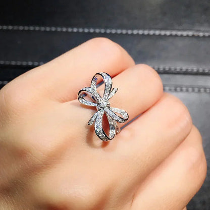 Beautiful Love Heart Diamond Solitaire Ring - Luxicro