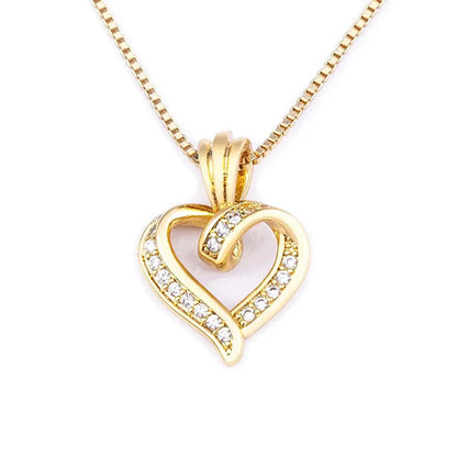 Beautiful Heart Shaped Diamond Necklace