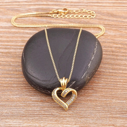 Beautiful Heart Shaped Diamond Necklace