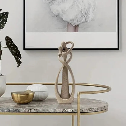Beautiful Heart Shaped Love Decoration Statue