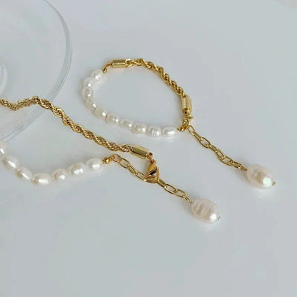 Fashionable Beaded Multi Layer Necklace Set