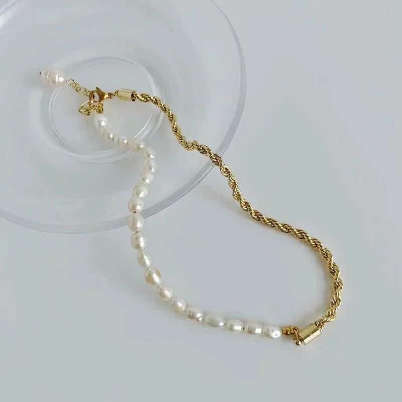 Fashionable Beaded Multi Layer Necklace Set - Luxicro
